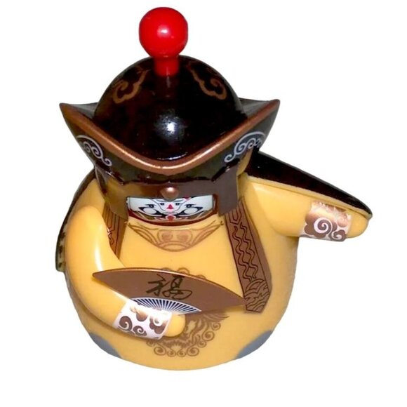 Iron-Key Culture 4" China Drama Face Stunt Doll Figure (chuan chuan) Yellow Dres - Picture 1 of 6